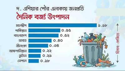 দক্ষিণ এশিয়ায় বাড়ছে বর্জ্য সংকট, ঝুঁকিতে বাংলাদেশ