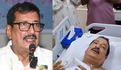 উন্নত চিকিৎসার জন্য ভূমিমন্ত্রীকে ঢাকায় নেয়া হলো
