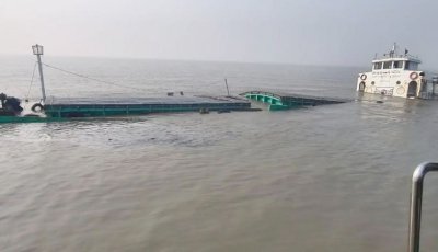 যান্ত্রিক গোলযোগ, মুড়িগঙ্গা নদীতে ডুবে গেল বাংলাদেশি পণ্যবাহী জাহাজ
