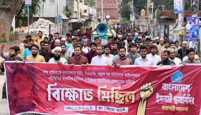 শিশু রামিসা হত্যার প্রতিবাদে বিভিন্ন সংগঠনের বিক্ষোভ