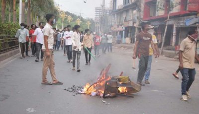 রাজশাহীতে মোটর শ্রমিক ইউনিয়নের দুই পক্ষের সংঘর্ষ, ককটেল বিস্ফোরণ