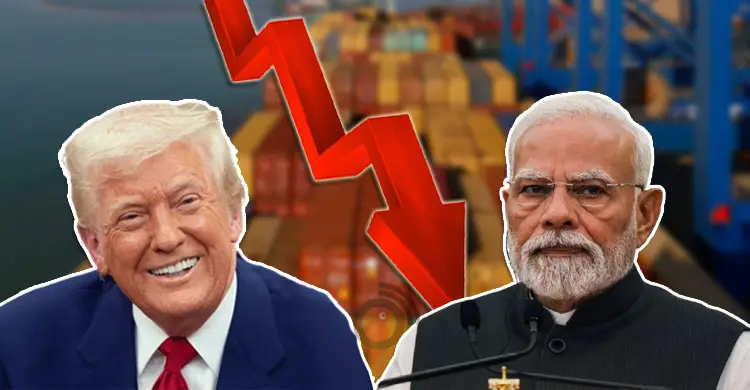 ট্রাম্পের শুল্কের প্রভাব, যুক্তরাষ্ট্রে ভারতের রপ্তানি কমলো এক ধাক্কায় ৪০ শতাংশ